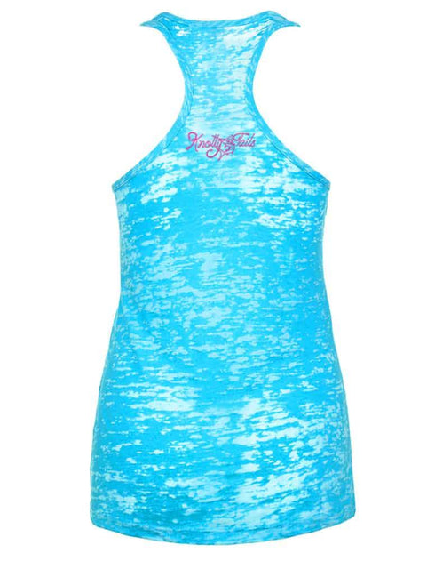 Women's Mermaid at Heart Burnout Racerback Tank - KnottyTails
